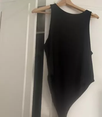 £4.99 • Buy ZARA Women’s Black Halterneck Bodysuit Top - Size Large RRP £17.99