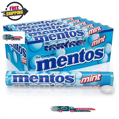 Mentos Chewy Mint Candy Roll Mint Non Melting Party 14 Count (Pack Of 15) - • $16.99