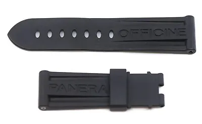 $175 • Buy Panerai OEM Black Rubber Strap 24mm