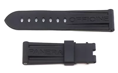 Panerai OEM Black Rubber Strap 24mm • £138.76