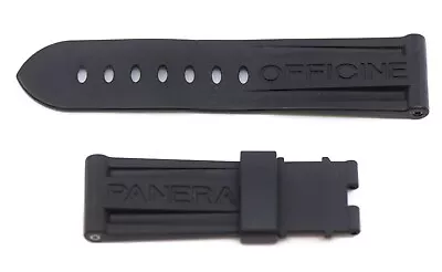 $175 • Buy Panerai OEM Black Rubber Strap 24mm