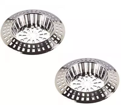 £2.65 • Buy 2 X Small Sink Strainer Kitchen Bath Shower Basin Plug Hair Trap Clog Catcher