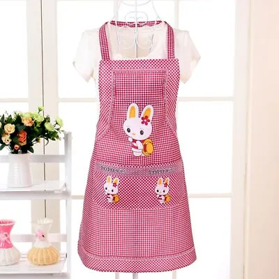 Household Cleaning Aprons Cooking Apron For Adults Lady Women Kitchen Supplies • £3.28