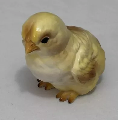 Vintage Lefton Easter Baby Chick Figurine 1950s Retro Ceramic Foil Label 3.5” • $23