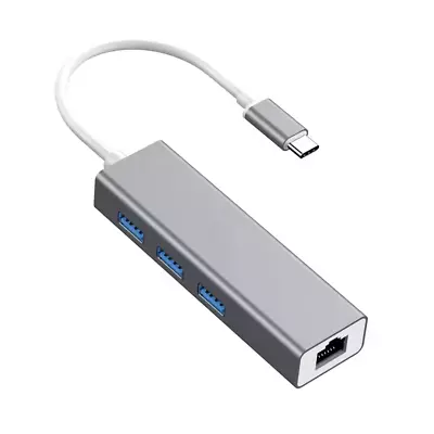 Type C Ethernet Converter Usb3.1 Hub 100mbps Usb C To Adaptor. • $10.99