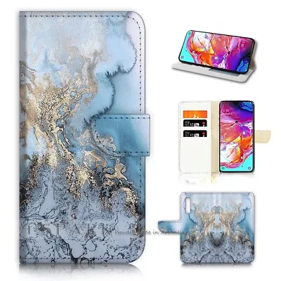 ( For Optus X Sight ) Wallet Flip Case Cover AJ21411 Marble Pattern • $12.99