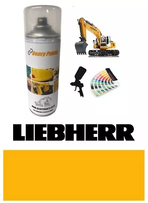 Liebherr Digger Yellow Excavator Paint High Endurance Enamel Paint 400ml Aerosol • £22.99