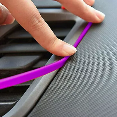 5M Car Van Interior Decor Purple Point Edge Line Door Panel Accessories Molding • $8.57