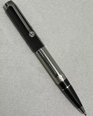Luxury Great Writers Metal Series Black - Silver Color 0.7mm Ballpoint Pen • $14.99