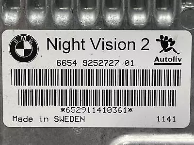 2012 Bmw Alpina B7 Night Vision Computer Control Module Oem 66549252727 11 12 13 • $104.99