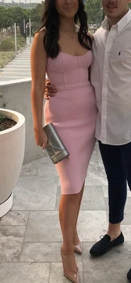 $100 • Buy Scanlan Theodore - Crepe Knit Jade Bustier Dress - Size XS - Worn Once