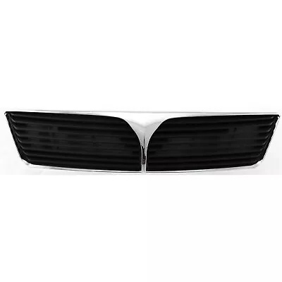 Grille For 2002-2003 Mitsubishi Lancer Chrome Shell W/ Gray Insert Plastic • $44.22