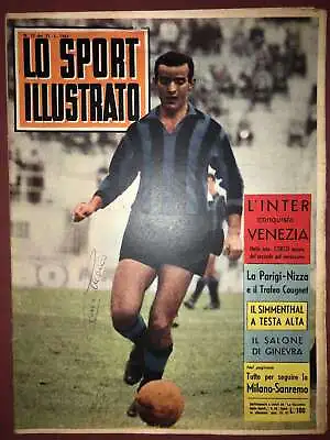 INTER MILAN 1963 Lo Sport Illustrato 21/03/1963 Italian Football Magazine Au • £11