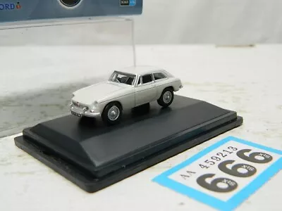 Oxford Diecast 1:76 MGB GT Glacier White Box 76MGBGT003 • $8.63