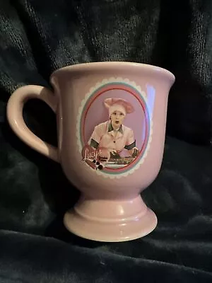 I Love Lucy Pink Ceramic Coffee Cup Mug Lucys Chocolate Factory • $18