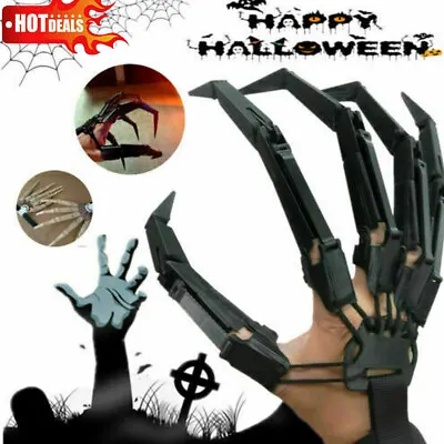 3D Printed Halloween Articulated Fingers Extensions Flexible Finger Decoration • £11.88