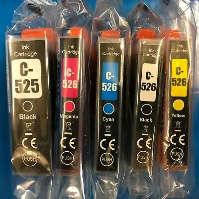 Generic Canon Pixma MG6150 MG6250 MG8150 MG8250 MX715 MX885 MX895 Ink Cartridges • £11.95