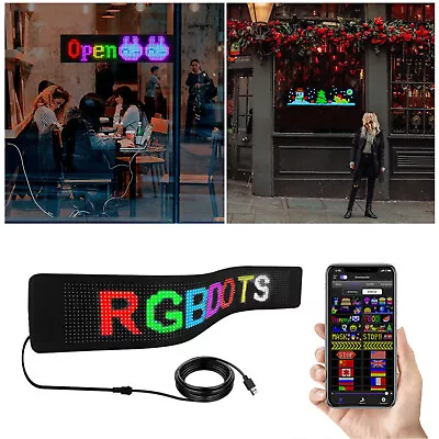 Bluetooth LED Display Screen Message Scrolling Sign Board Ultra-thin Screendt • $23.81