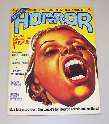 Hammer's House Of Horror Us Collector's Item #1 (1978) Cushing Lee • $9.99