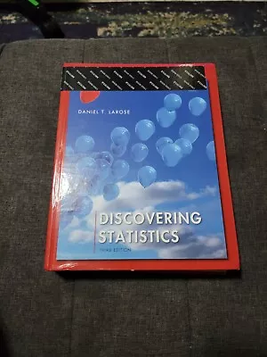 Discovering Statistics By Daniel T. Larose (2015 Hardcover) 3rd Edition • $45.52