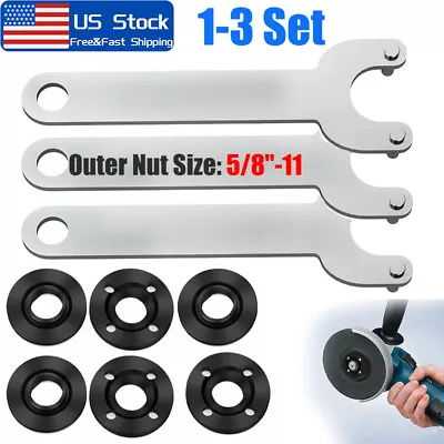 5/8 -11 Flange Lock Nut / Angle Wrench Spanner For Makita For Milwaukee Grinder • $13.85