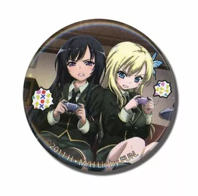 *NEW* I Don't Have Many Friends (Haganai): Sena & Yozora Gaming Button By GE • $5.51