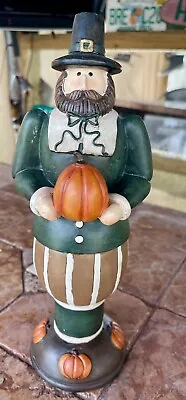 Vintage  Pilgrim Figurine Resin Thanksgiving • $14.99