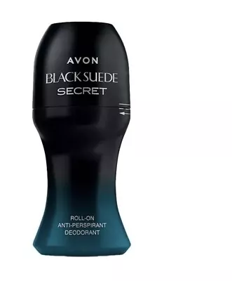 £5 • Buy Avon Black Suede Secret Roll-On Anti-Perspirant Deodorant For HIM 50ml - NEW