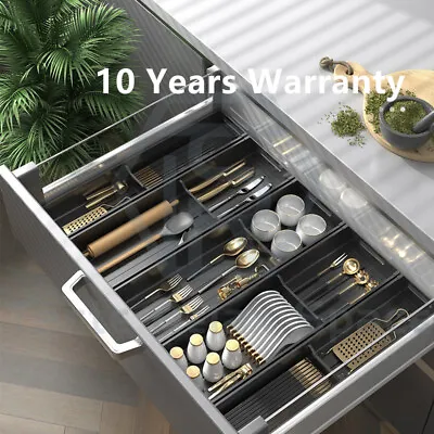 Kitchen Cabinet Drawer Cutlery Tray Utensil Organiser Insert Divider Storage • $119.99