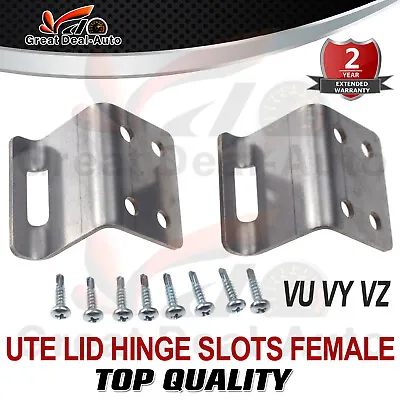 VU VY VZ Commodore Ute Lid Hinge Slots FEMALE 4 Hole Hard Top Fibreglass Cover • $56