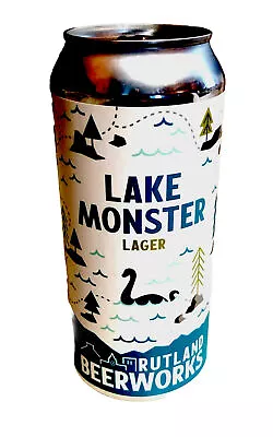 Beer Can  Lake Monster  Loch Ness Nessie  Empty Micro Brew Vermont • $4.99