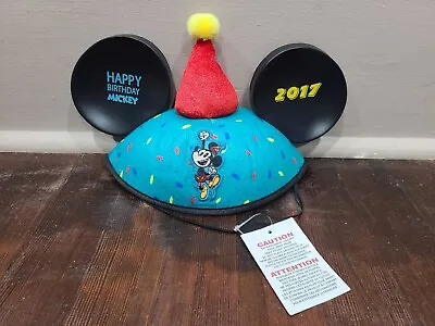 Disney Parks 2017 Happy Birthday Mickey Mouse Ears Hat • $15.30