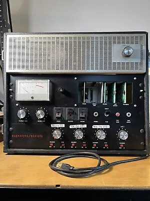 Magnasync Moviola Tube Film Recording Amplifier Rack Mount X3 Units With Mixer • $450