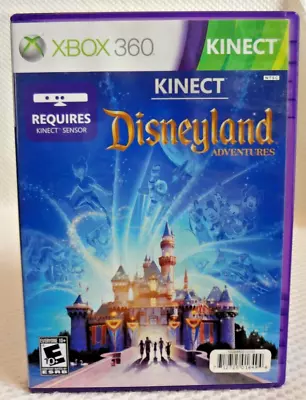 Xbox 360 Kinect Disneyland Adventures Video Game Disc / Case / Artwork - Tested! • $5.99