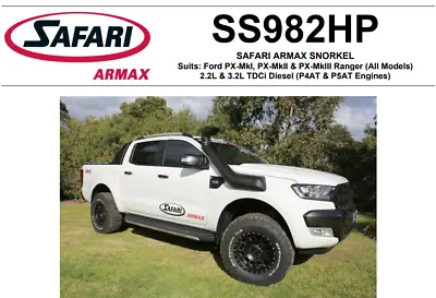 Safari ARMAX Snorkel Kit For Ford Ranger PX PX MK2  & MK3 (2011 - 2021) SS982HP • $629