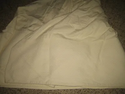 Restoration Hardware Ivory Quilted Matlisse Bed Skirt. Queen. Excellent. • $49