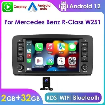 For Mercedes Benz R-Class W251 2006-2013 Android 12 Car Stereo Radio GPS CarPlay • $145.99