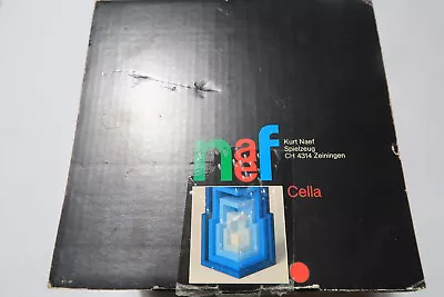 Kurt Naef Cella Cube Puzzle Art Building Blocks Toy 1978 Swiss Vintage W Box • $244.99