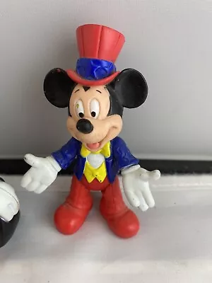 Disney Productions Mickey Mouse Collectibles Times Three. Preowned. Vintage • $22