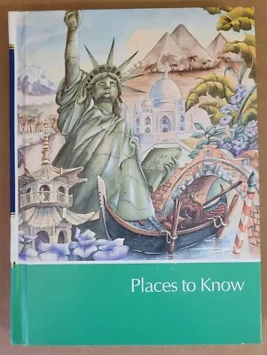 Childcraft PLACES TO KNOW Vol 10 Vintage Children Encyclopedia Book 1986 Hardcov • $9.90