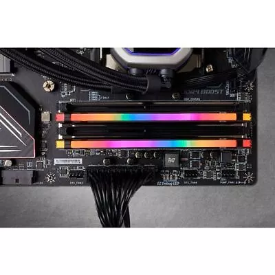 Corsair Vengeance RGB Pro 16GB (2 X 8GB) 288-pin DIMM DDR4 3200 MHz CL16 RGB LED • £67.36