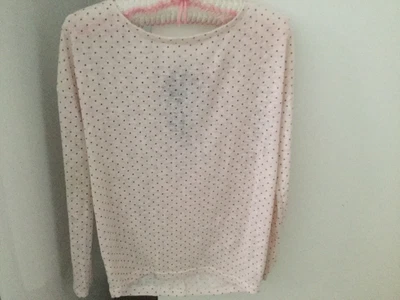 $8 • Buy Lightweight Cotton Knit Longsleeved Top Size M/L