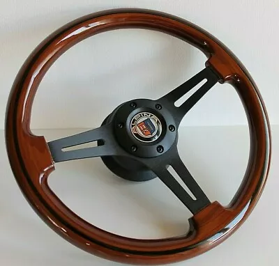 Steering Wheel Fits For BMW ALPINA Wood  Black E31 E32 E34 E36 Z3 Wooden 92-98' • $225.81