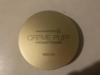 £3.90 • Buy Max Factor Creme Puff Pressed Powder 21g (Medium Beige) NEW