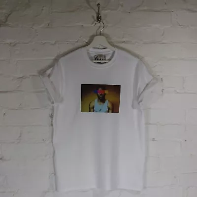 Actual Fact Frank Ocean Eye Stripe Odd Future Hip Hop White Tee T-shirt • £20