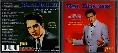 Ral Donner –   Singles Collection 1959-1962   - Czech 27 Track CD - FREE UK P&P. • £10.45