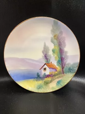 Vintage Nippon Hand Painted Porcelain 6 Inch Dessert Plate • $12