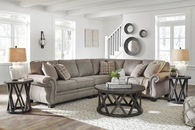 $1695 • Buy Ashley Furniture Olsberg 3 Piece Sectional Steel