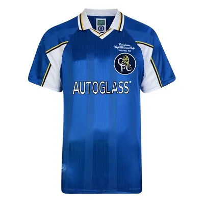 Chelsea 1998 ECWC Final Retro Football Shirt 100% POLYESTER Men's • £35