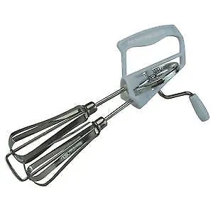 Kitchen Manual Tool Froth Handheld Mixer Egg Beater Hand Whisk Blender Rotary • £6.49